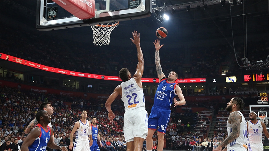 THY Avrupa Ligi'nde Şampiyon Anadolu Efes